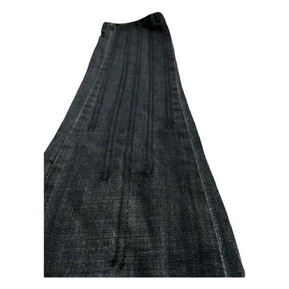 Antik Denim Embroidered Embellished Straight Leg Low Rise Dark Wash Jeans Sz 28 - Picture 11 of 16